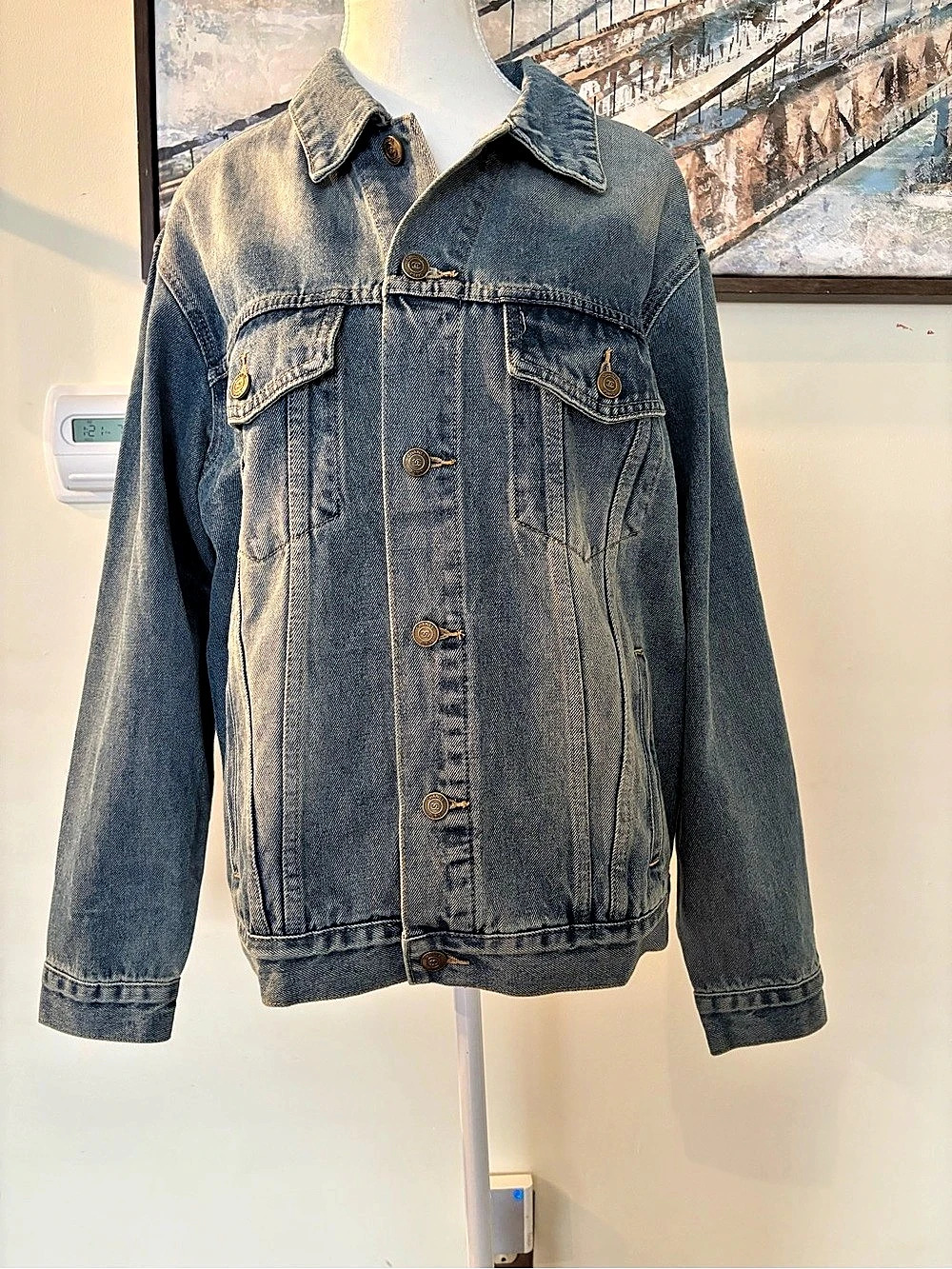 Chanel Denim Jacket Blue Size FR 34/Firm price- lowest price due to moving